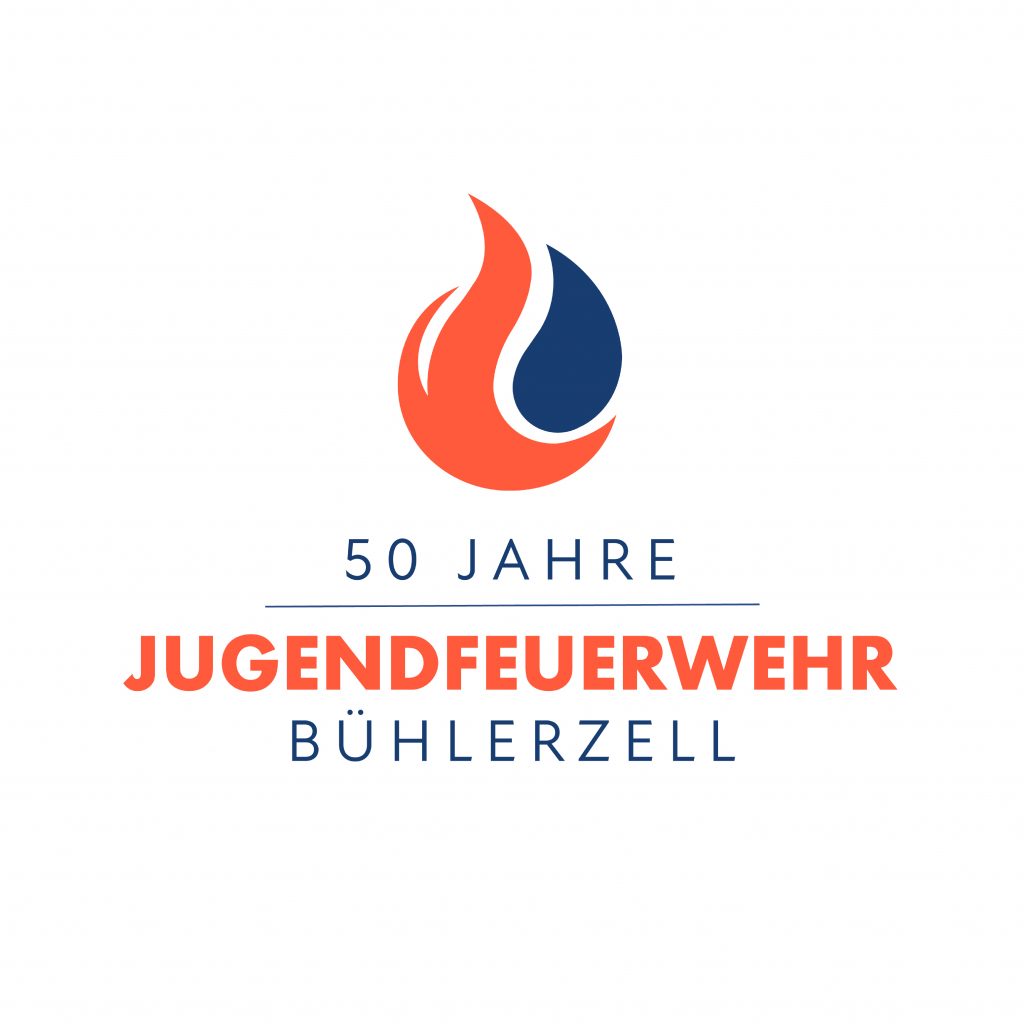 Logo 50 Jahre Jugendfeuerwehr Bühlerzell.