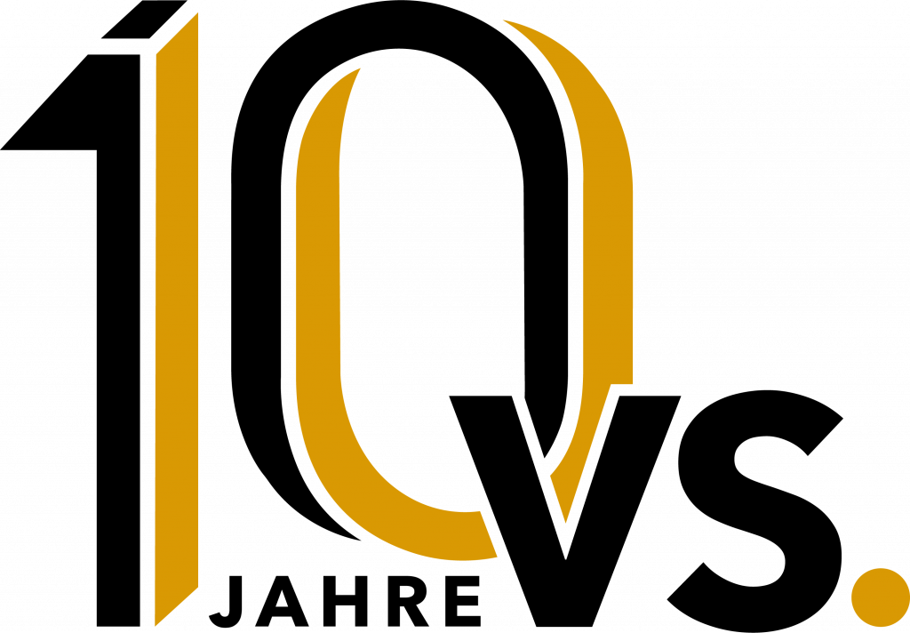 Logo 10 Jahre Via Studios.